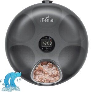 iPettie Donut Frost 6 Meal Cordless Automatic Pet Feeder (NWT)